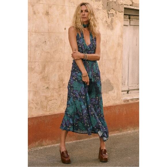 Spell & the Gypsy Bohemian Witchy Bohème Bias Maxi Slip Dress Size XXL - Picture 10 of 16